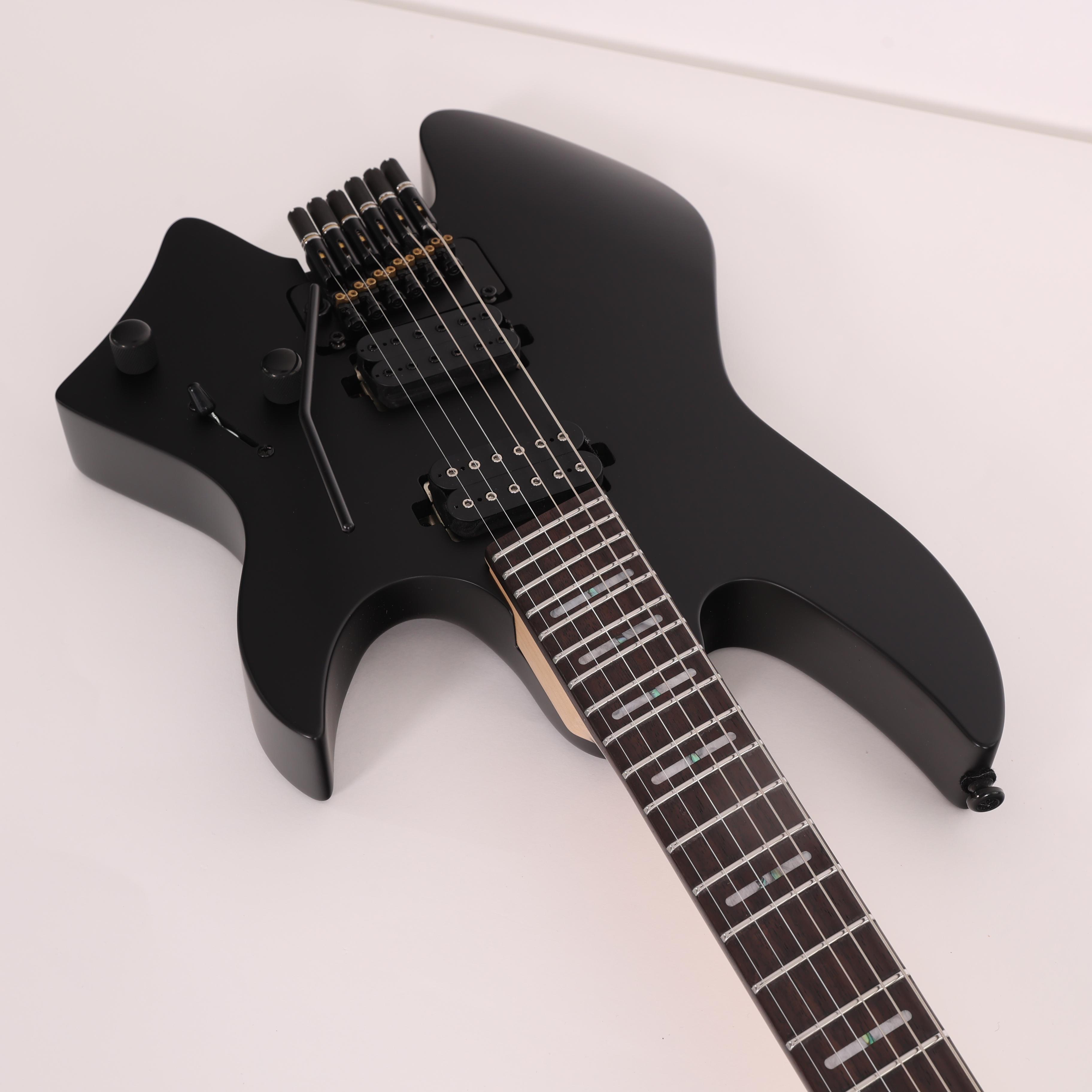 Sire Larry Carlton X6 Headless Electric Guitar in Black Satin